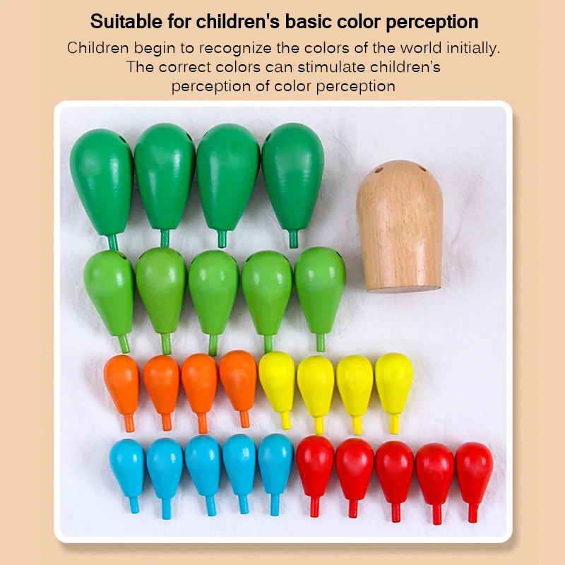 Игрушка 3D ранняя образовательная сборка снос деревянная колючая груша кактус