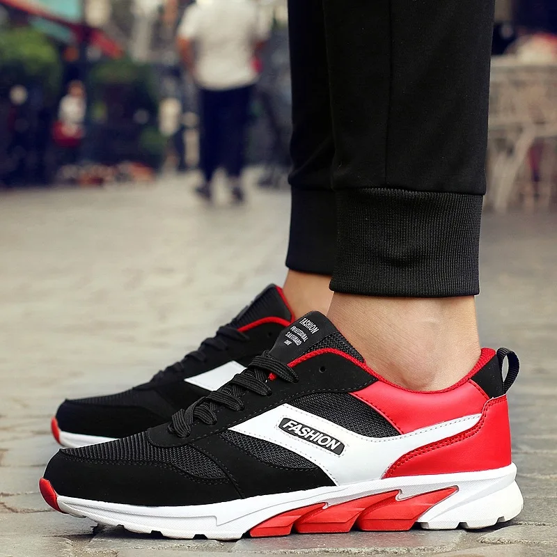 Мужская повседневная обувь 2020 кроссовки дышащая легкая спортивная сетчатая для