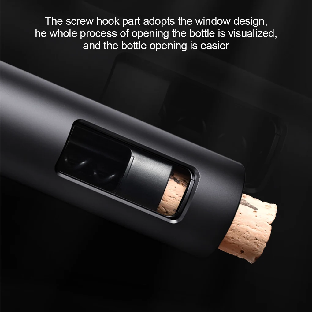 Ручной штопор для вина самонатягивающийся ручной вращающийся пластиковый