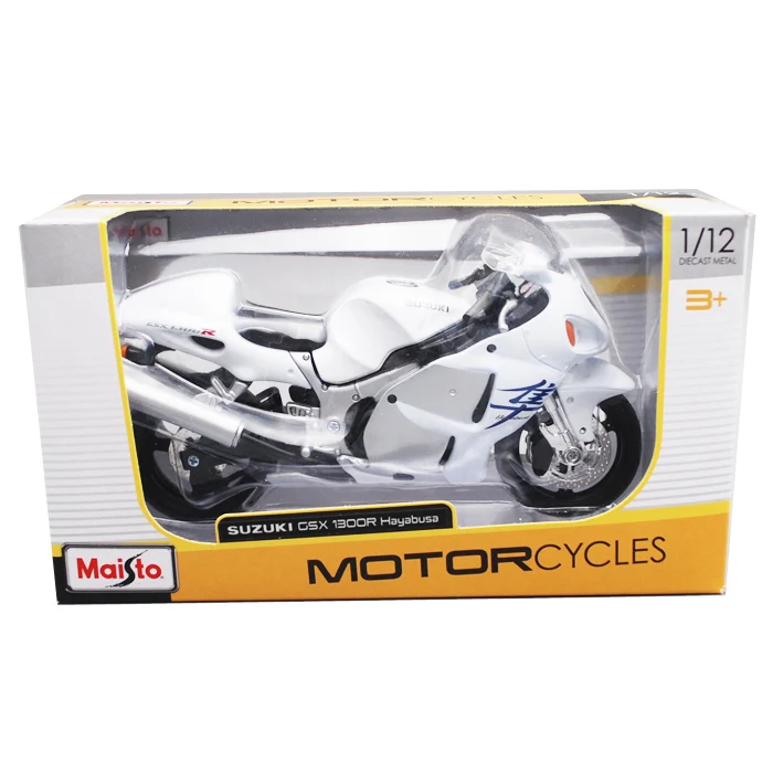 Модель мотоцикла Maisto 1/12 Suzuki GSX1300R для мальчиков и девочек| |