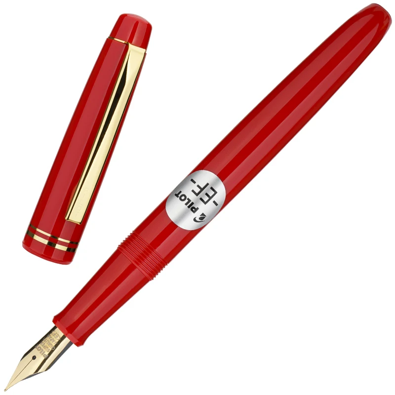 PILOT 78g прозрачный 78g+ 22k золотой иридиевая перьевая ручка практика каллиграфии, для студентов ef f m nib чернильный картридж