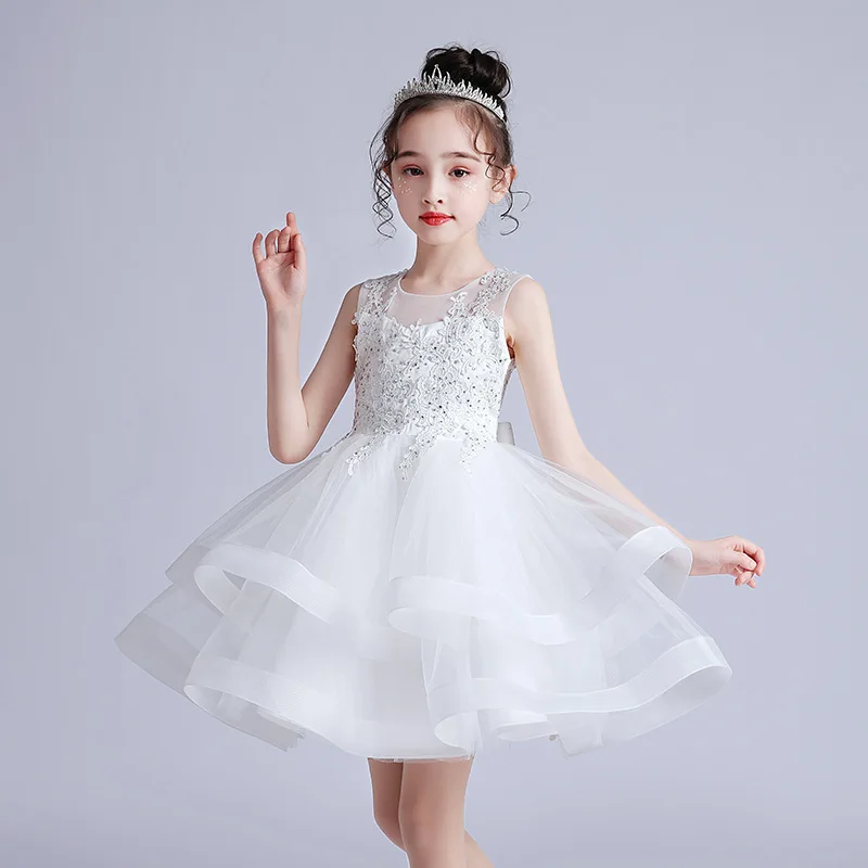 

Girl's Dress Pompous Wedding Dress Children's Princess Dress