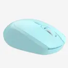 Беспроводная мышь, бесшумная мышь 2,4G с USB-приемником, портативная компьютерная мышь для ПК, планшета, ноутбука (синий)