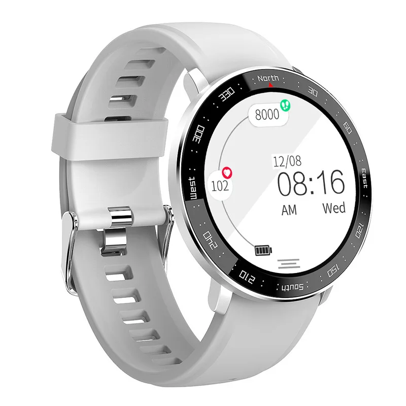 1.3-inch touch screen sports smart watch with 15 days standby time, 9 sports modes, message call reminder, listen to song K6