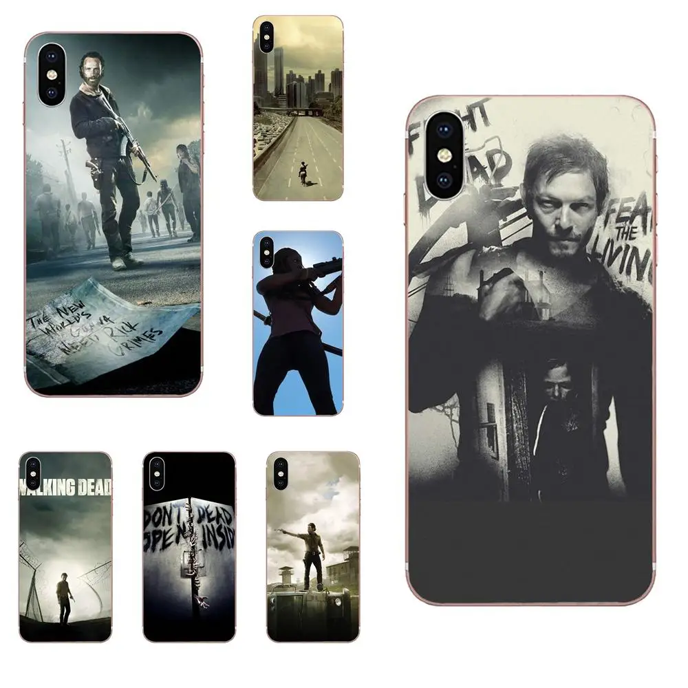 Rick Grimes ходячий мертвец Дэрил Диксон для Xiao mi 3 4 4C 4i 5 5s 5X6 6X8 SE Pro Lite A1 Max x 2 Note |