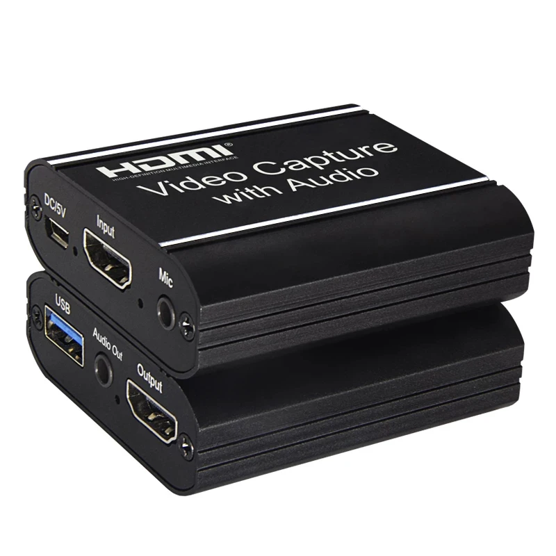 Карта захвата видео 4K 1080P USB 2 0 HDMI ключ для записи аудио и игровая прямая