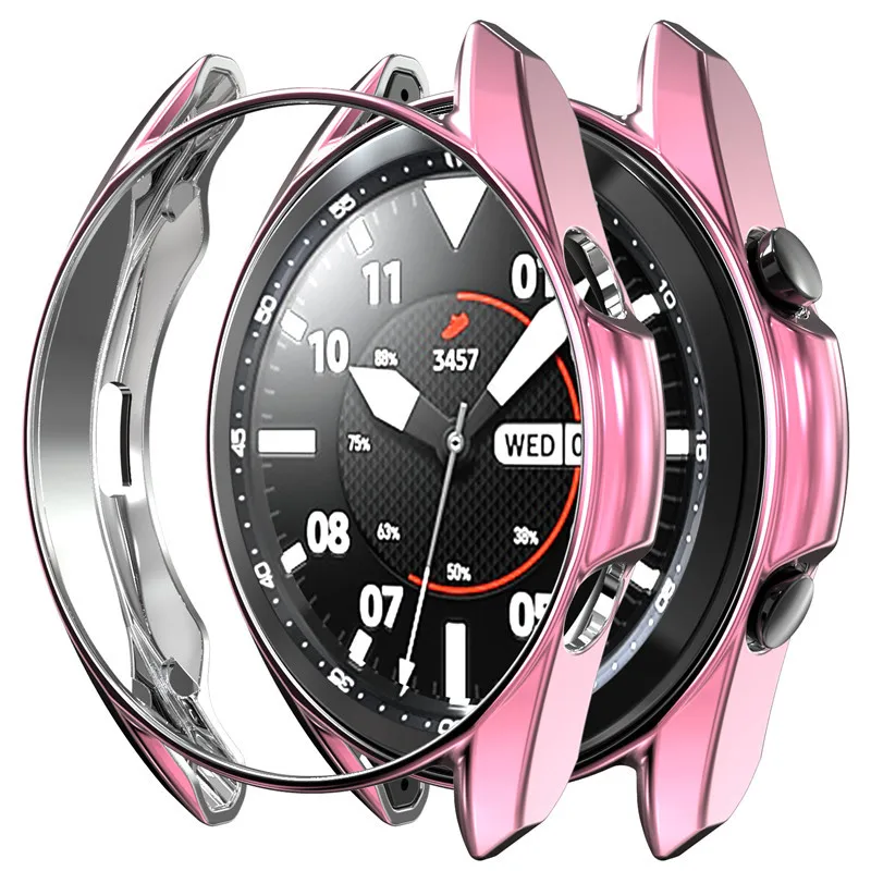 

Чехол для Samsung Galaxy watch 3, чехол с покрытием из ТПУ, универсальный чехол-бампер, Защита экрана для активных смарт-часов, аксессуары