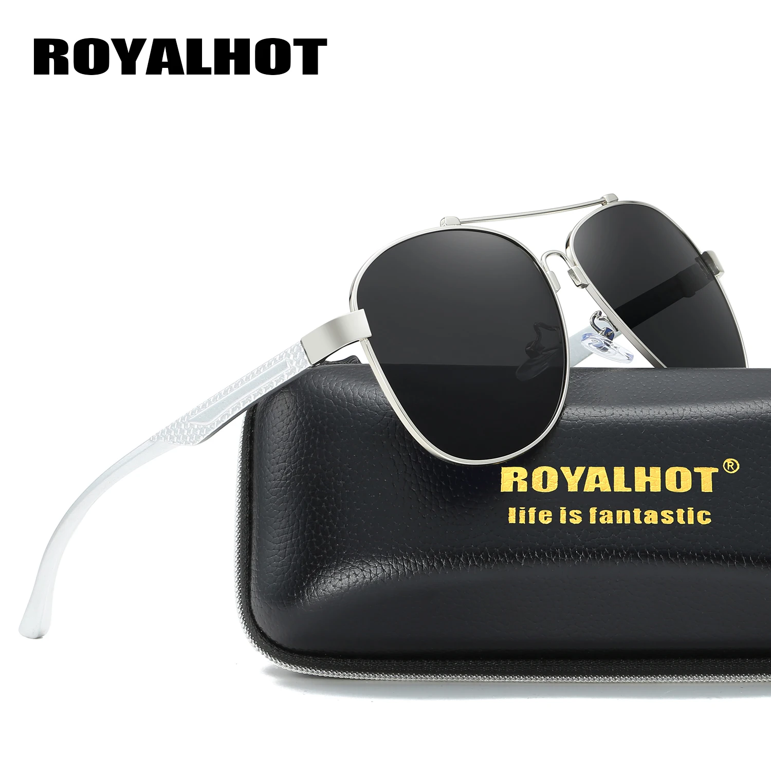 RoyalHot мужские женские поляризационные алой Овальные Ретро стиль оправа