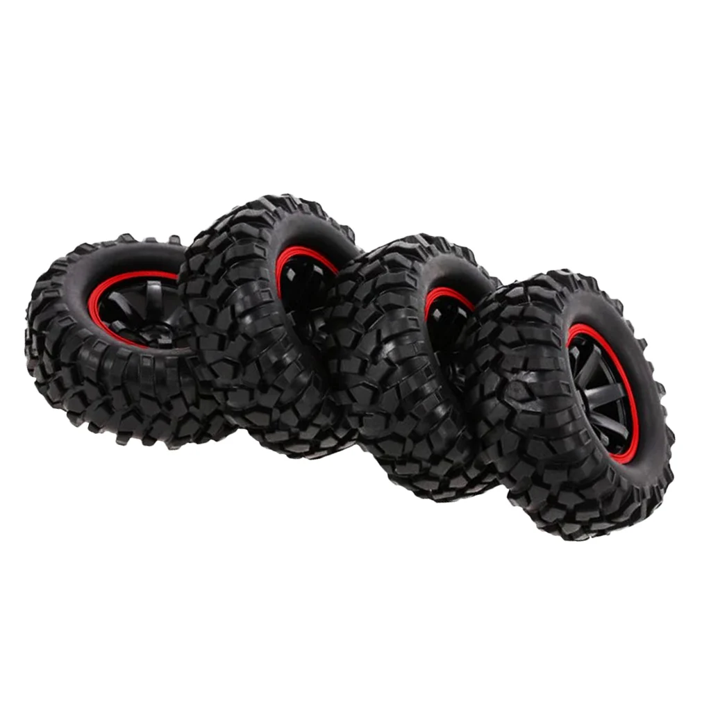 96 мм резиновые шины 1 9 &quotдиски для 1/10 D90 TF2 RC Гусеничный внедорожный багги|Детали и