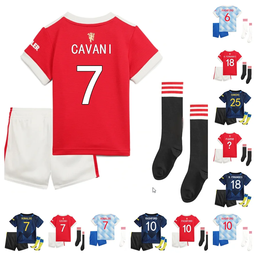 

sell Ronaldo United home away 3rd 2021 2022 Top Thai Best quality 21-22 Manchester shirt men kids kit socks Fast shipping