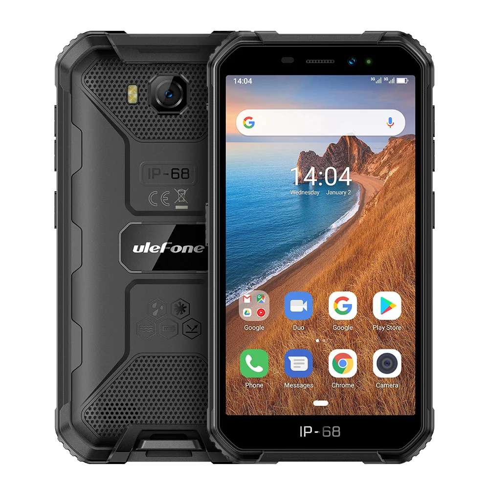Ulefone Armor X6 водонепроницаемый смартфон с четырёхъядерным процессором MT6580 ОЗУ 2 Гб
