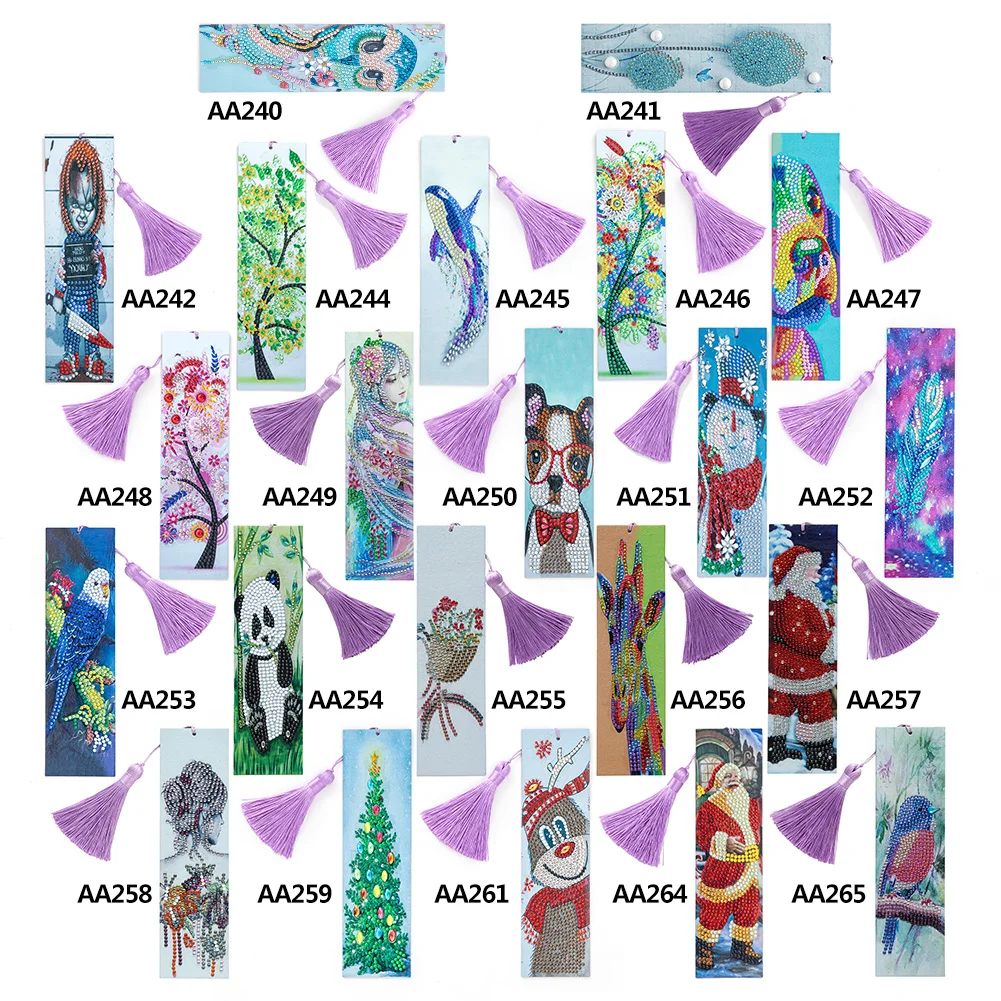 1 шт. кожаная закладка для алмазной вышивки|Алмазная мозаика и вышивка| |