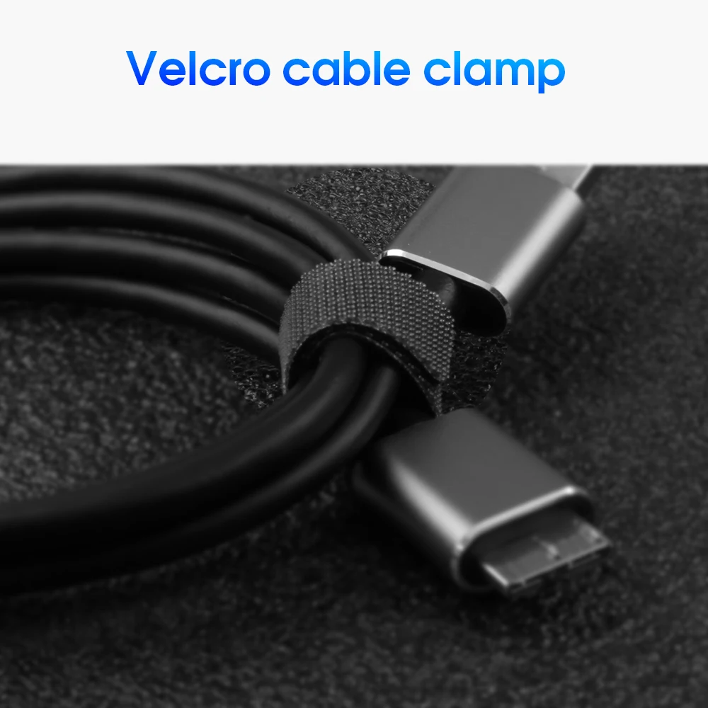 Кабельный органайзер Micro USB Type C для сматывания проводов держатель наушников