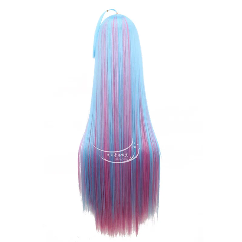 Длинные прямые Термостойкие парики из синтетических волос 100 см без игры жизни