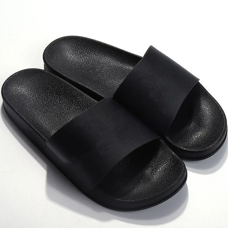 

362 New Slippers Summer Wear Couple Fashion Indoor Flat-bottom Sandals Tide Home Designer Slippers Men Shower Wholesale Shoes