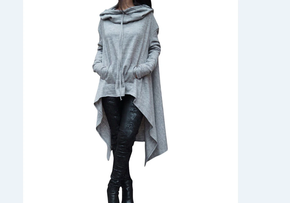 Женский свитшот с длинным рукавом летучая мышь | Женская одежда