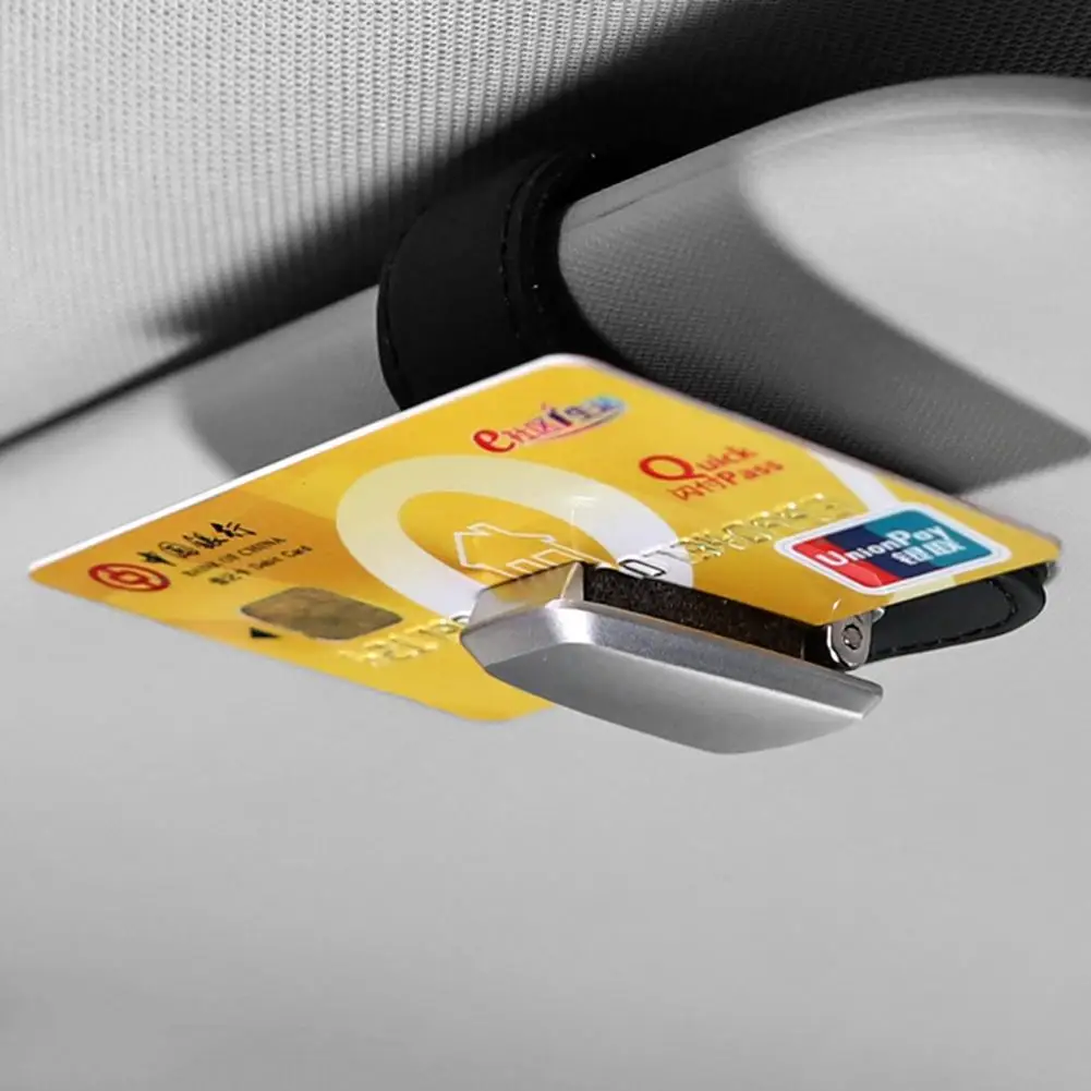 Многофункциональный зажим для очков автомобильный солнцезащитный козырек из