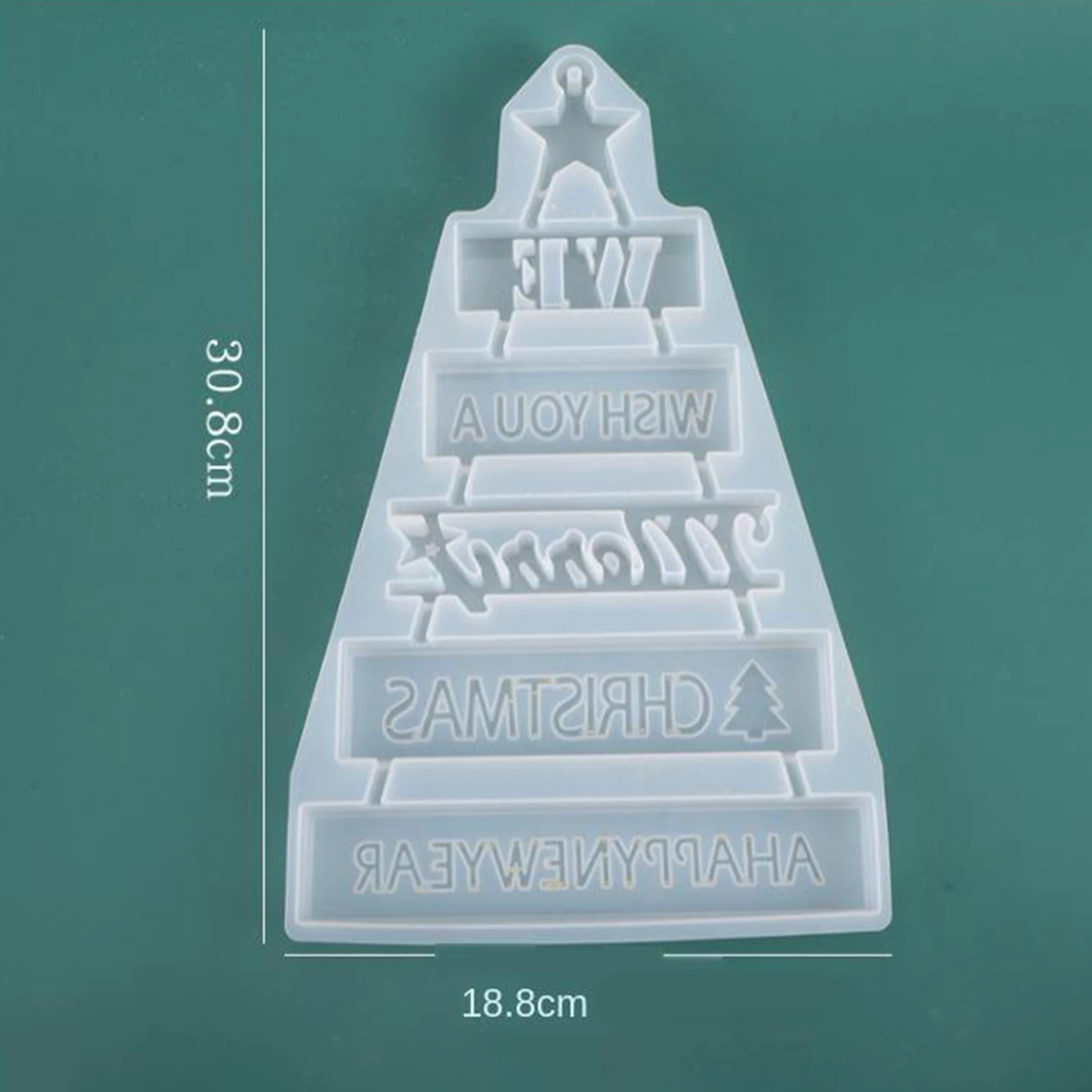 

DIY Christmas Tree Silicone Mold Resin Epoxy Mold Craft Decor Tool,Handmade High Quality