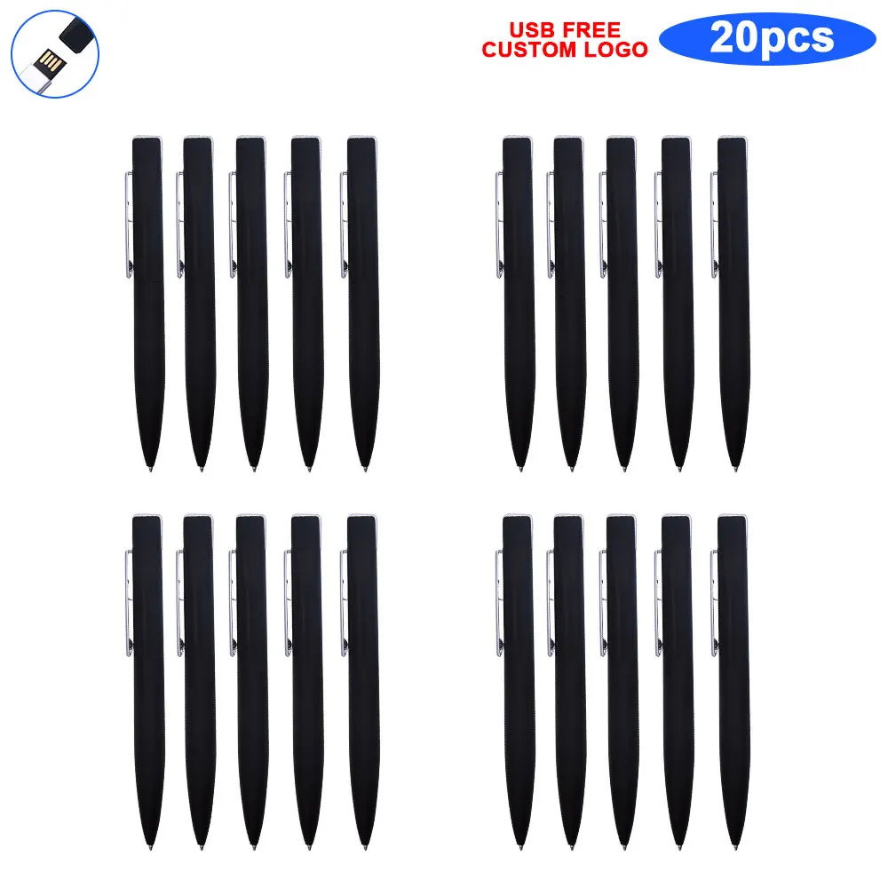 

bulk 20pcs free logo USB Flash Drive 128gb 64gb 32gb High Speed USB 2.0 Pen Drive Metal 16gb 8gb 4gb Memoria cle USB 2.0 Stick