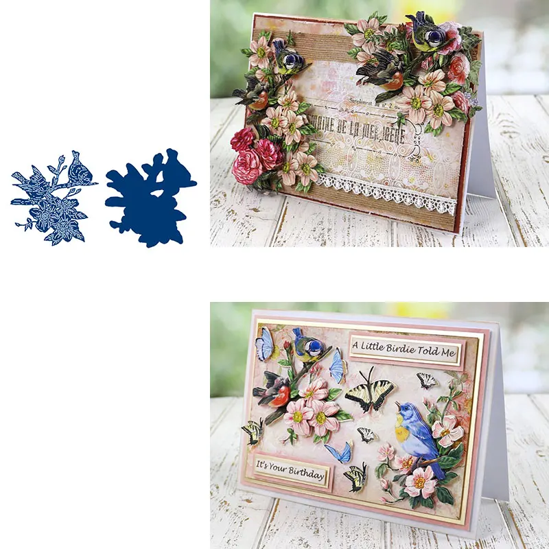 

Bloom Spring Flowers New Metal Cutting Dies for DIY Scrapbooking Crafts Dies Cut Stencils Maker Photo Album Template Handmade