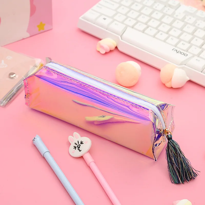 Блестящий Карандаш Чехол новинка 2020 Лидер продаж креативный лазерный прозрачный