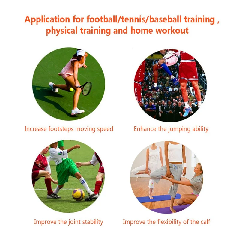 Эспандер для ног взрослых кинетический ремень тренировок по щиколотку