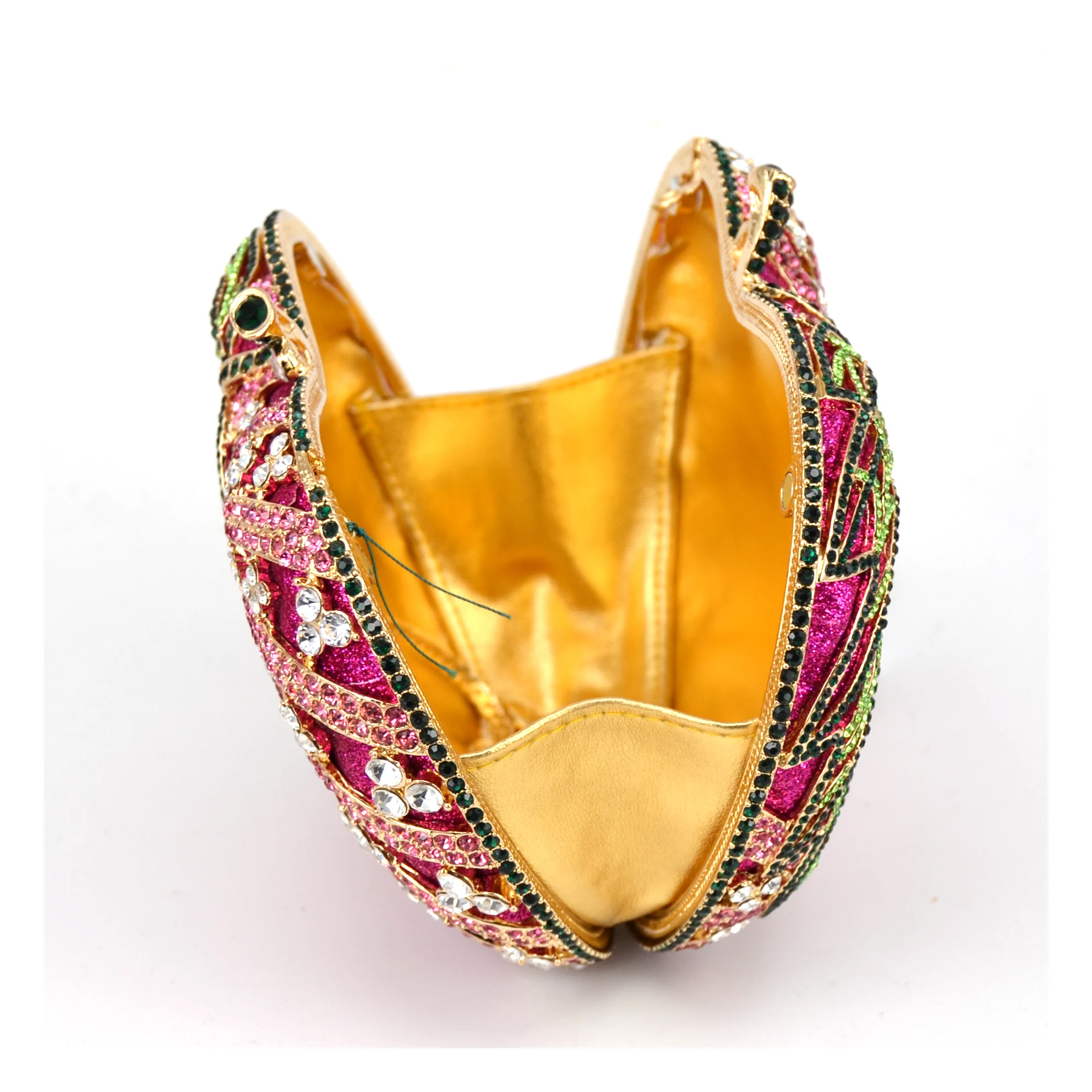 Дизайнерские роскошные сумки зеленая Женская вечерняя сумка в виде яблока для