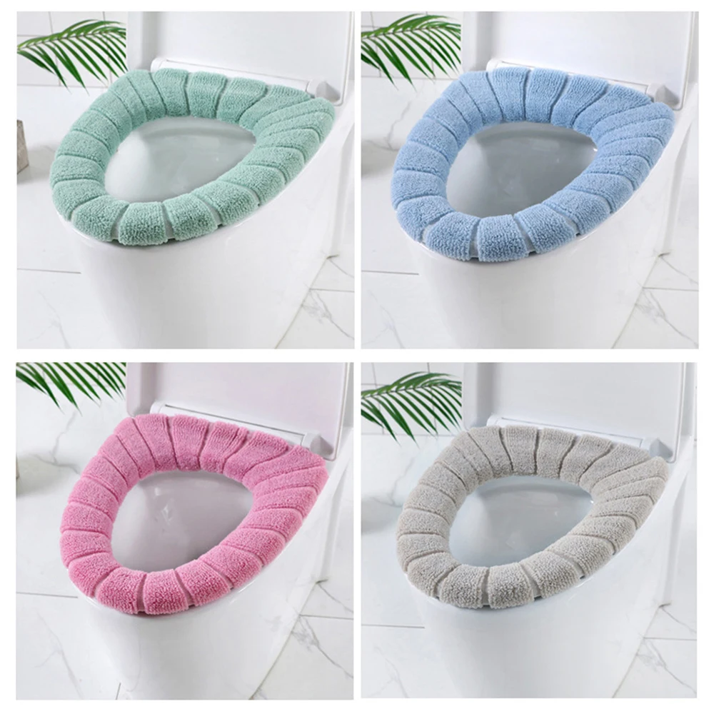Эластичный толстый чехол для унитаза моющийся туалет крышка аксессуары ванной