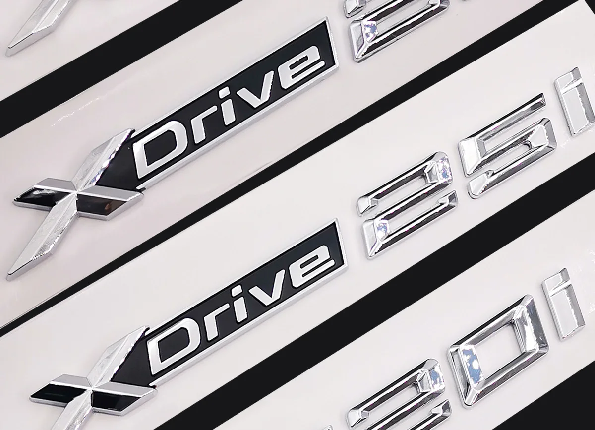 Эмблема с буквенным номером для X1 X2 X3 X4 X5 X6 X7 GT BMW Новинка Xdriver 20i 25i 28i 30i 35i 40i 48i 50i