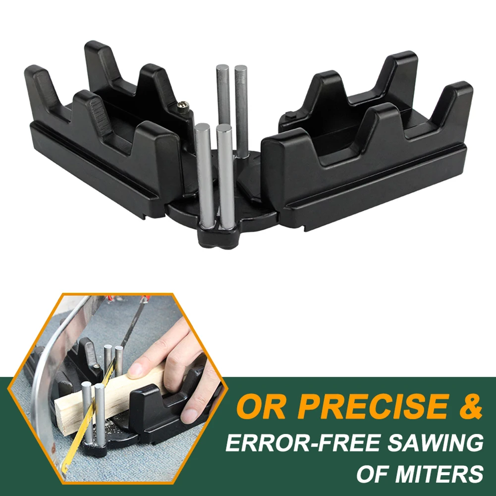 

2-in-1 Mitre Measuring Cutting Tool Corner Clamp Wood Angle Clamps Holder and Cutting 85 To 180 Degree Woodworking Angle Clamp