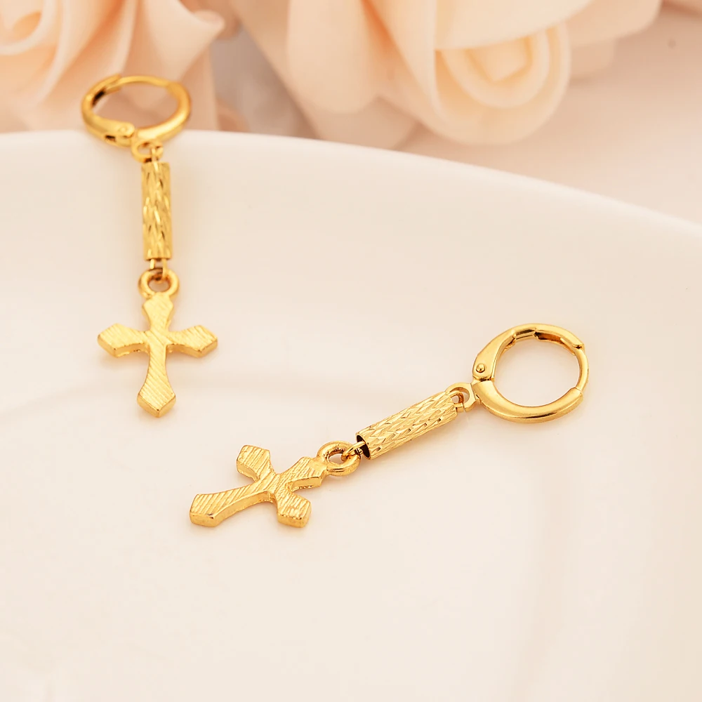 Подвеска золотого цвета Узелок сережки-крестики для женщин Девушка специальный