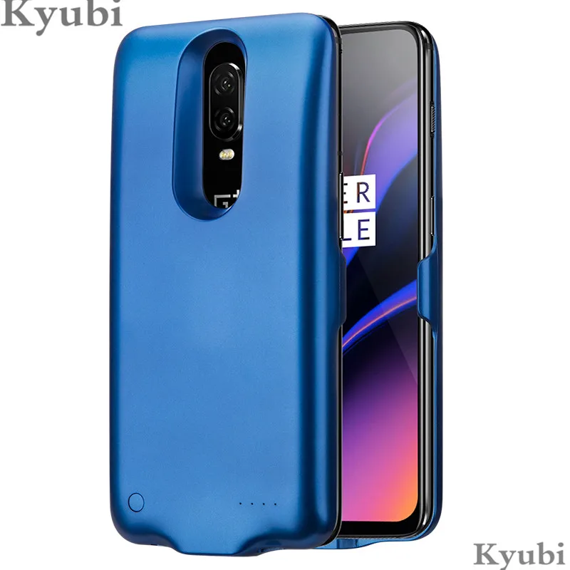 6500 мАч Зарядное устройство высокой мощности чехол для One Plus 6 6T 7 внешний портативный беспроводной зарядный чехол для Oneplus 6 6T 7 роскошный