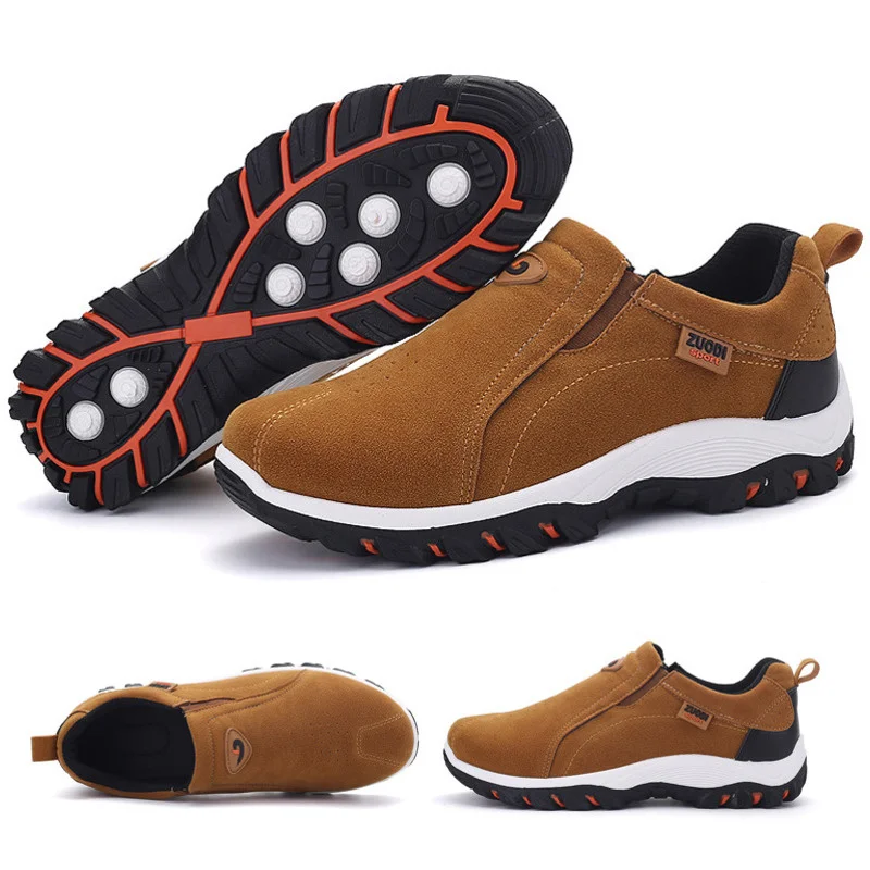 Кроссовки мужские на плоской подошве без шнуровки серого цвета | Спорт и