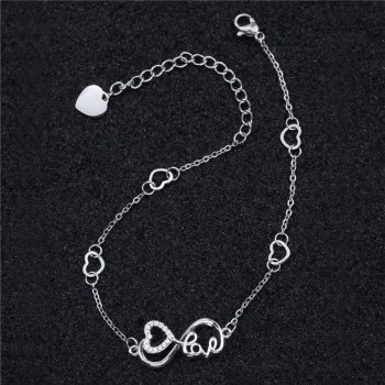 

Hot Selling All-match LOVE Heart-shaped Bracelet Romantic Women Jewelry Birthday Anniversary Gift