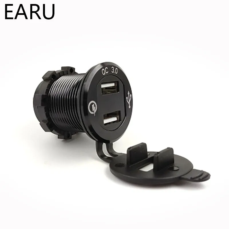Новинка Лидер продаж автомобильное зарядное устройство Usb QC3.0 для мотоцикла