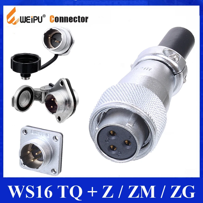 Оригинальные разъемы Weipu WS16 TQ + ZG ZM Z 2 3 4 5 7 9 10 Pin гнездовой штекер Квадратный фланец