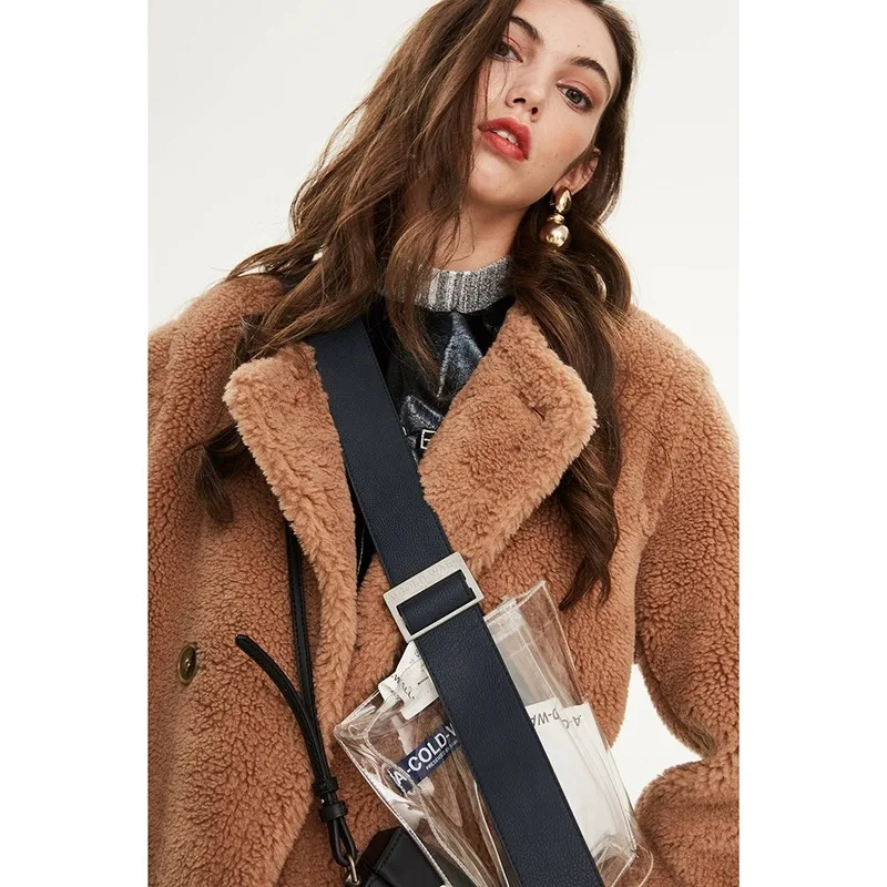 Kopen Herfst En Winter Licht Volwassen Vrouwen Nieuwe Wollen Overjas Mid-Lengte Losse Fleece Warming Sjaal Jas Jas Vrouwen Winter Jassen