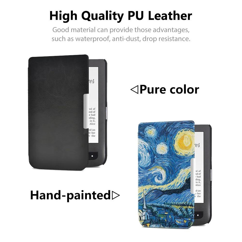 Чехол для pocketbook 614/624 /626 plus Обложка электронной книги Pocketbook Touch Lux 3|case for pocketbook|leather