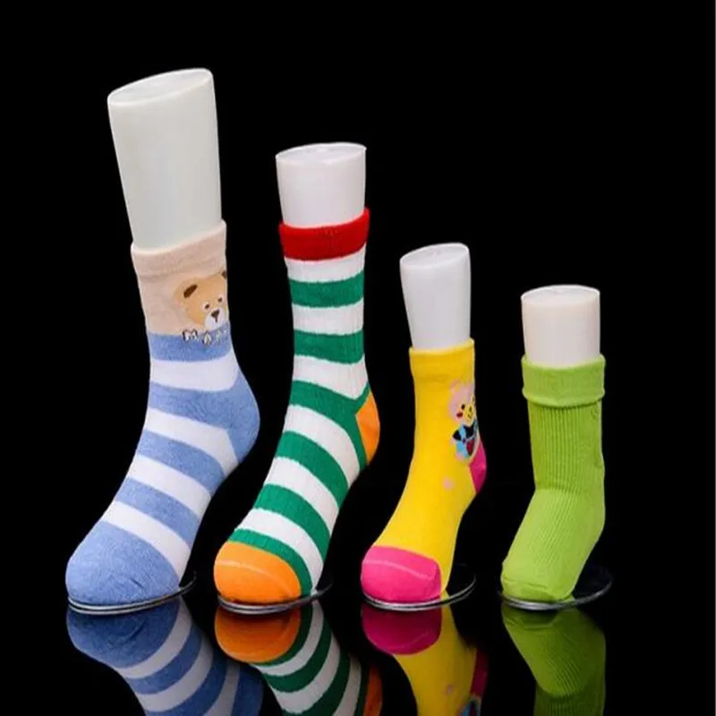 

New 39*26cm Skin White Color Glossy Child Male Leg Mannequin Doll Shoe Foot Sock Display ,One Piece Right Foot Model,M00537I
