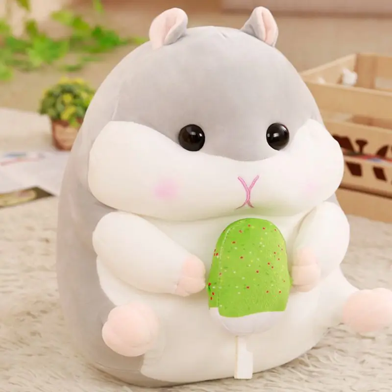 Хомяк с закуски подушка хлопок плюшевая игрушка мягкая кукла мультфильм милый