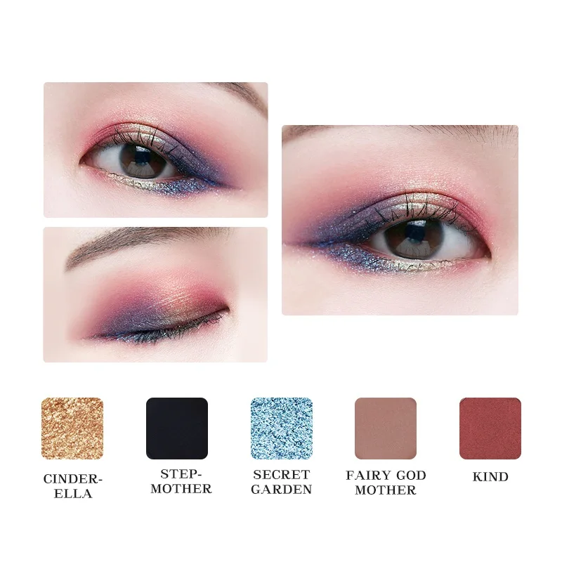 10 цветов Палитра теней для век пигментированные мерцающие матовые блестящие