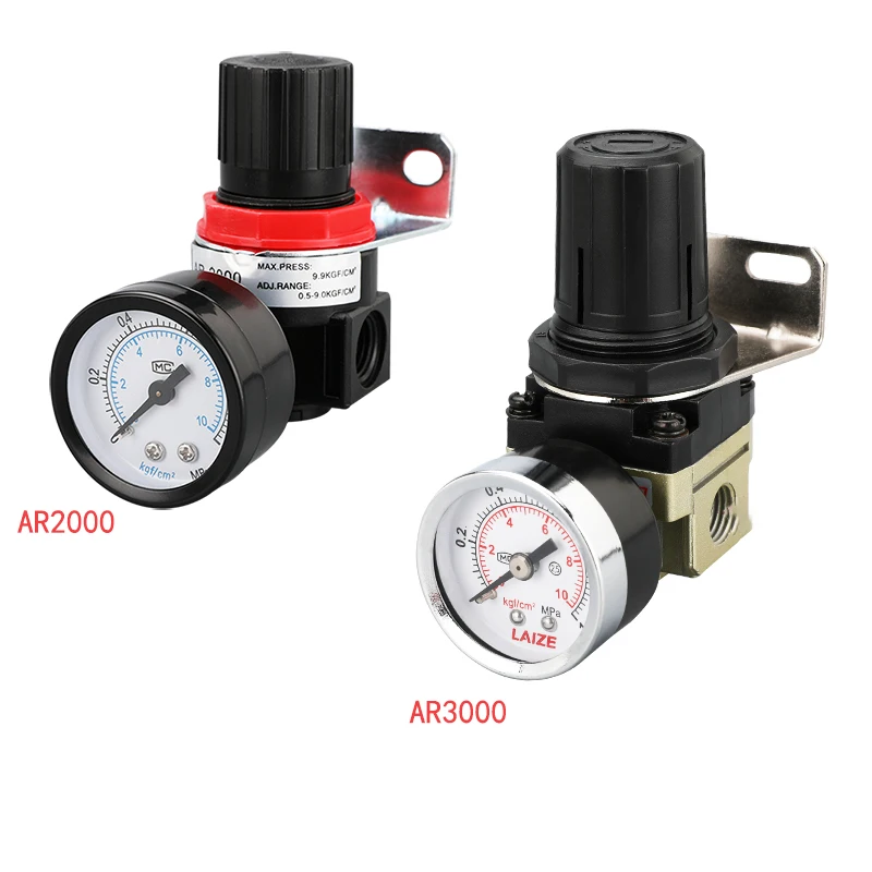 AR2000 AR3000 G1/4 'ƌ мм 8 10 12 воздушный регулятор давления компрессора с
