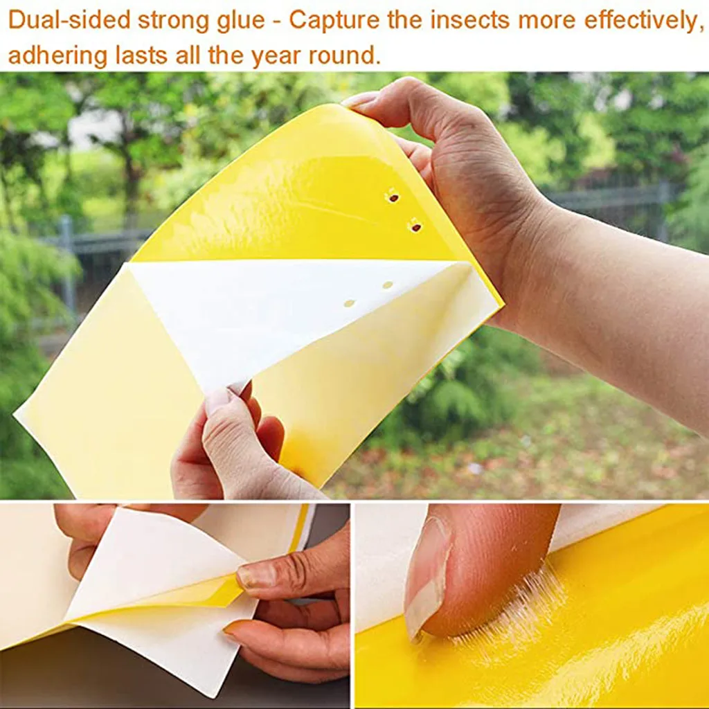 20 шт. двусторонняя клейкая доска для уничтожения насекомых | Дом и сад