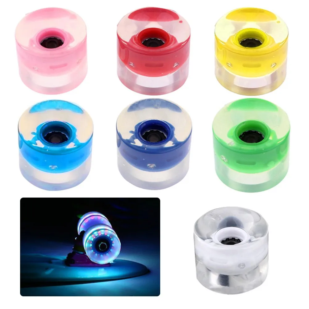 

Skateboard Assorted Fittings Colorful Wheels 60*45mm 78A Flash Wheel PU Flash Lights Durable Outdoor Sports Skateboard Parts