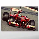 Картины на холсте автомобиль Формула 1 спортивный автомобиль феррарис гонки Автоспорт стены художественные плакаты и принты для декора гостиной