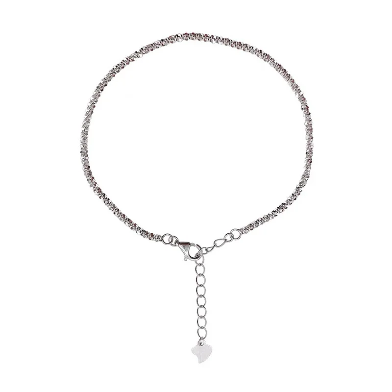 

Bilandi Fashion Jewelry Women Bracelet 2021 New Design Popular Style Single One Layer Shiny Sparkling Chain Bracelet For Girl