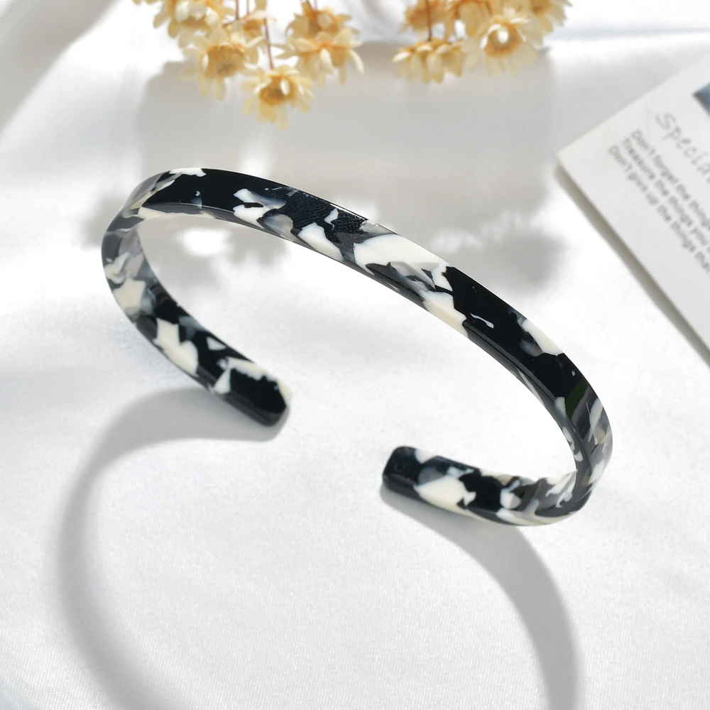 2019 Акриловые Модные браслеты с подвесками для женщин леопардовая Смола