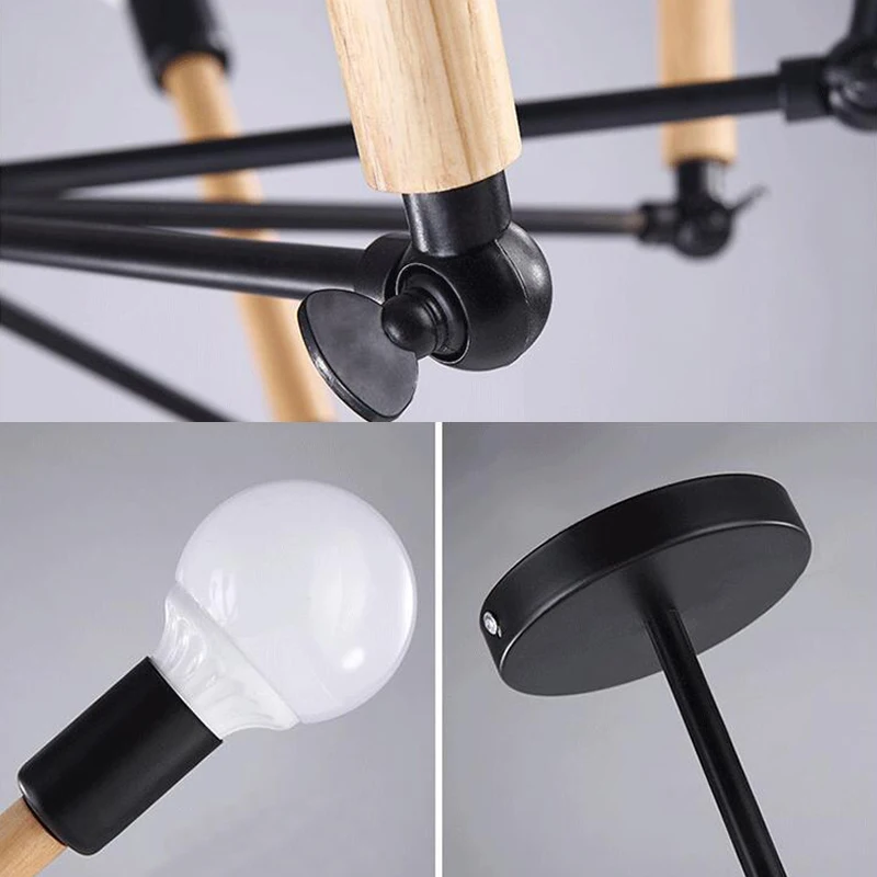 Nordic lighting creative personality European retro clothing store industrial wind bedroom modern minimalist living room spider | Освещение