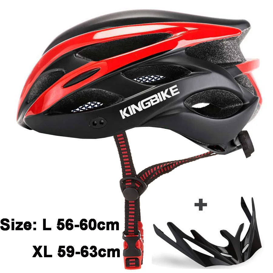 J-872-red KINGBIKE велосипедные шлемы для женщин и мужчин MTB велосипедный шлем ультралегкий цельно-Формованный capacetes cascos bicicleta carretera шлем - Цвет: J-872-red