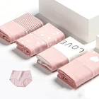 Трусы женские с высокой талией, Бесшовные дышащие, женские трусики хлопковые, 5XL, 4 шт.комплект, размера плюс